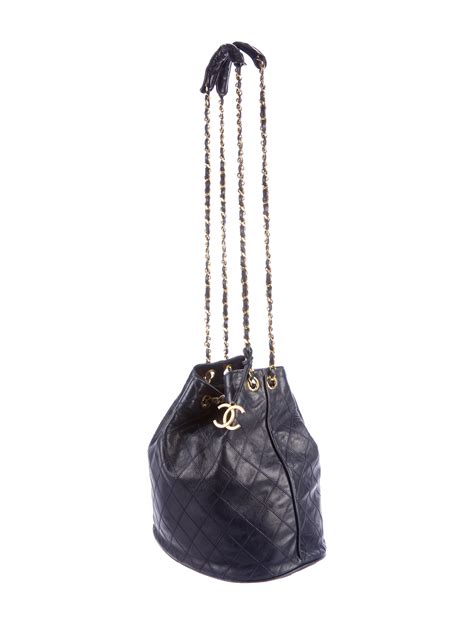 chanel vintage bucket bag|Chanel vintage handbags authentic.